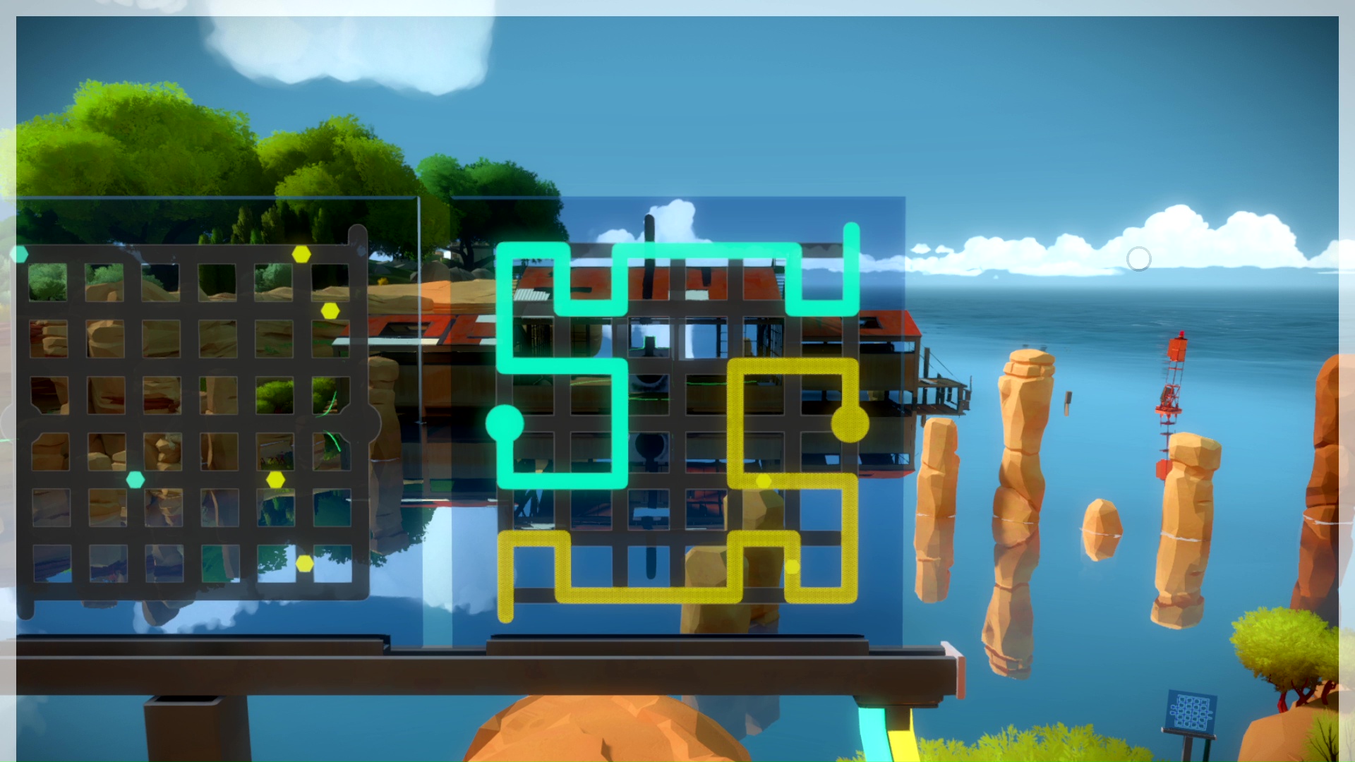 Bobatu island прохождение. The witness контейнер. Карта the witness Symmetry Island.